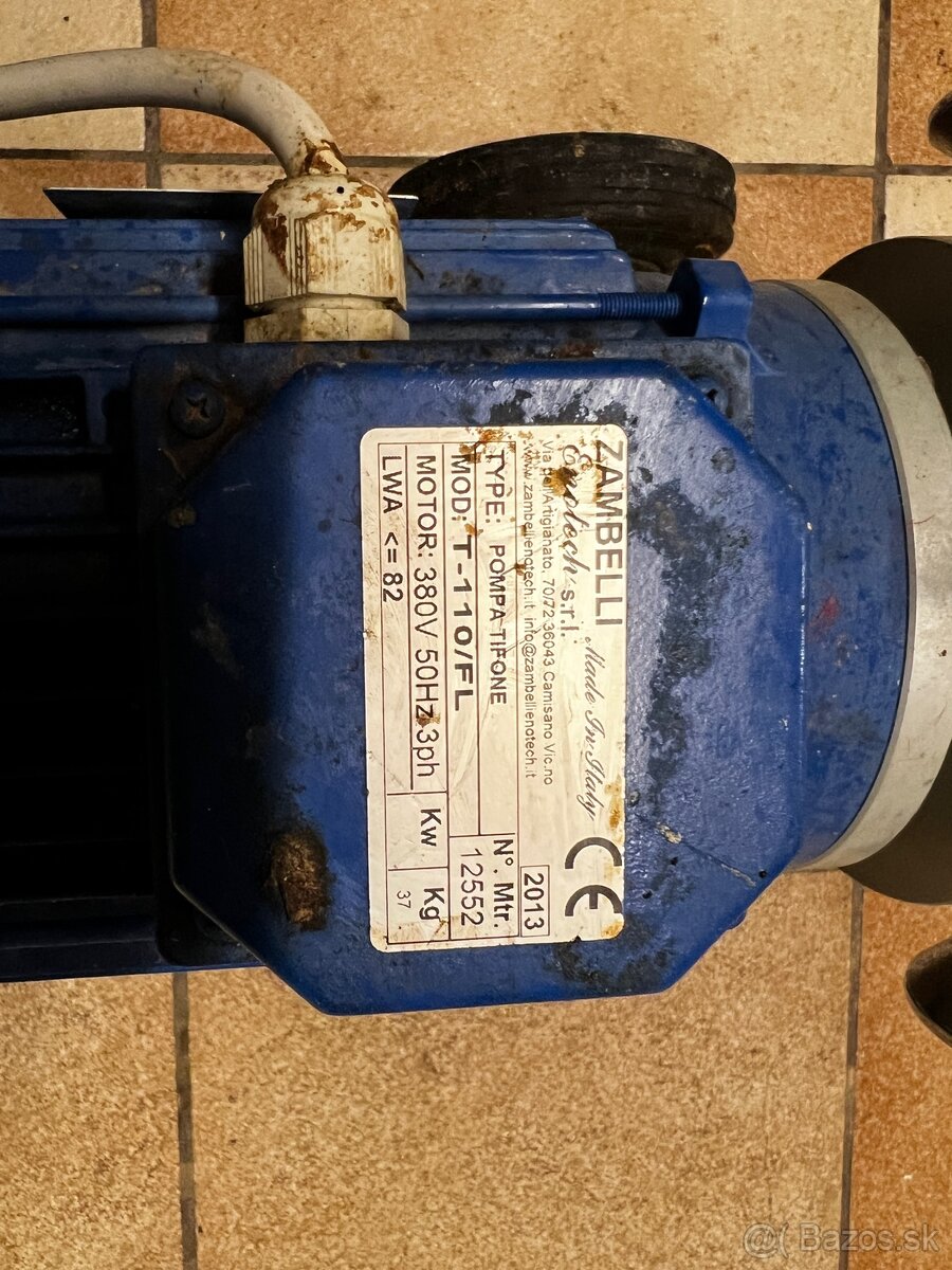 Rmutove cerpadlo Zambelli T110FL - 2