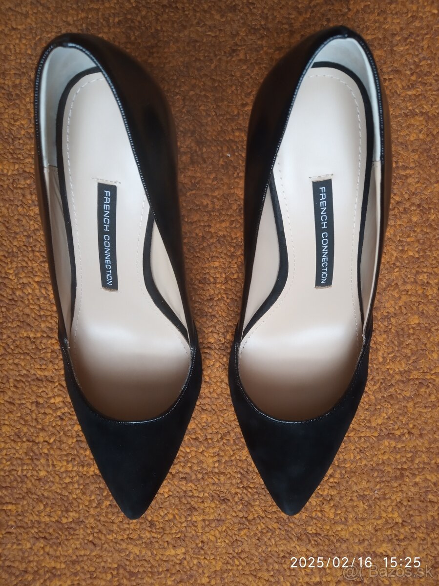 Luxusné celokožené lodičky, veľ. 38, nové - 2