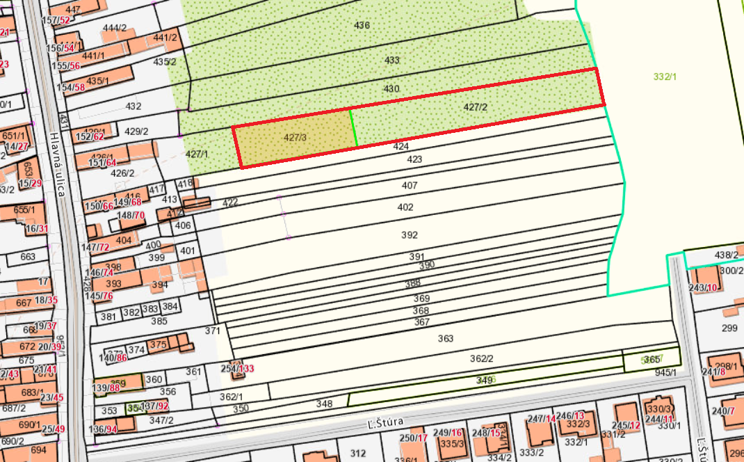 Rapovce 30árový pozemok - 2