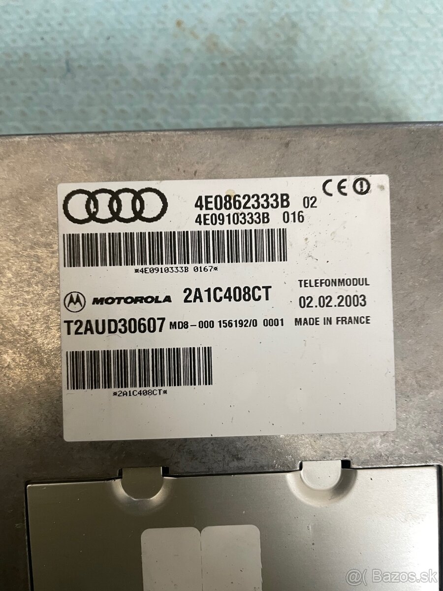 Modul telefónu Audi a8d3 - 2
