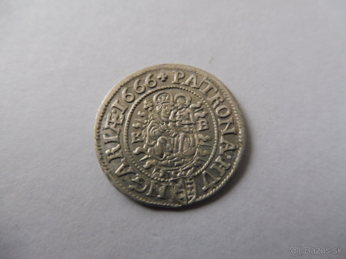 3 Kreutzer Leopold I. 1666KB - 2