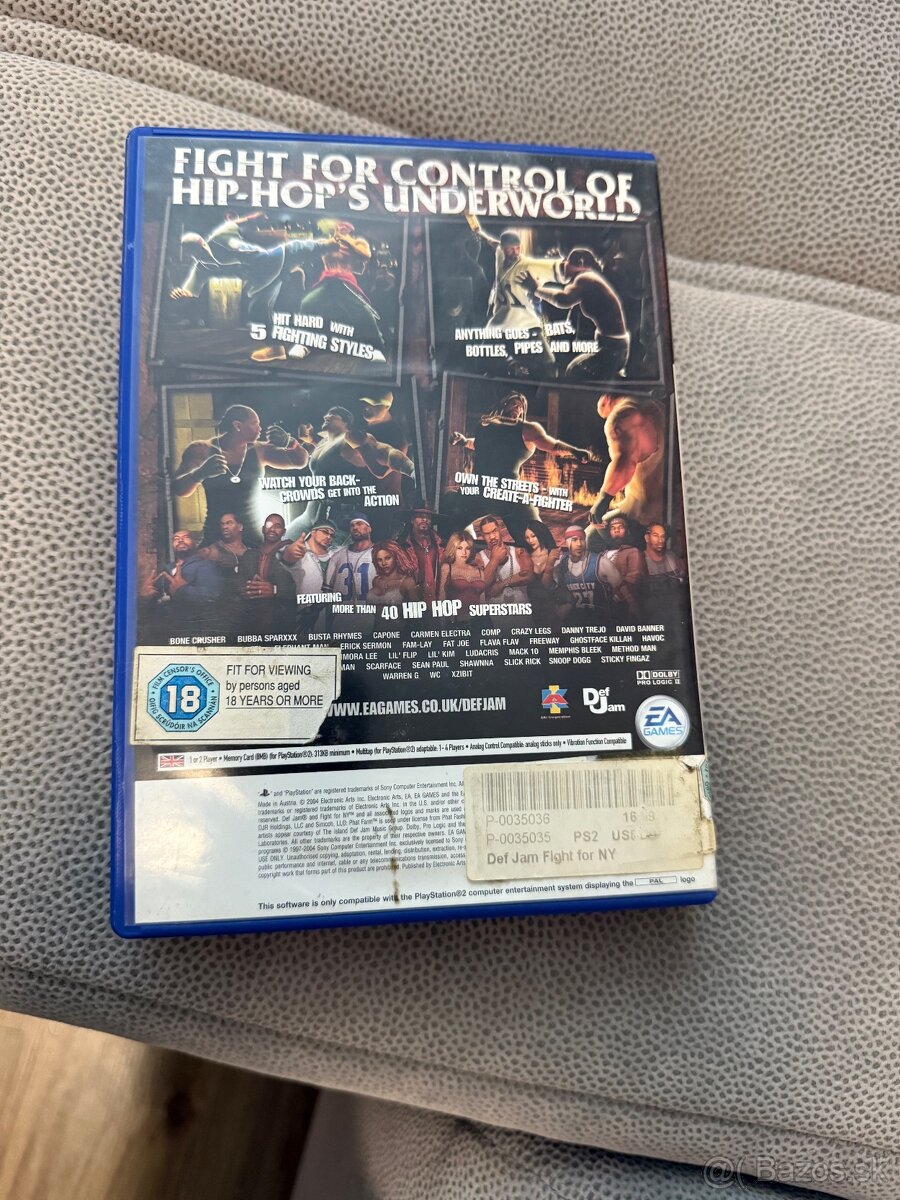 Ps2 hra Def Jam Fight For NY - 2