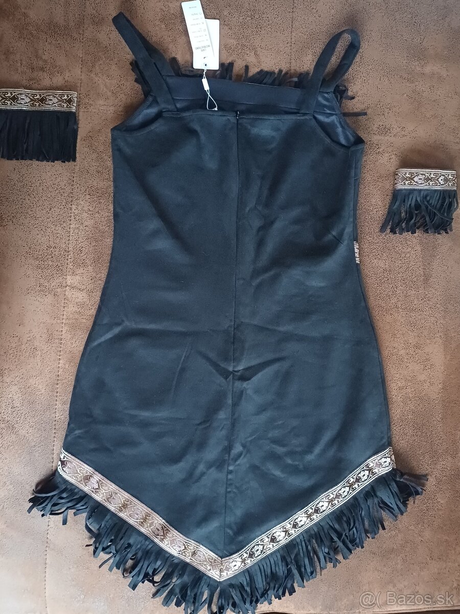 Indiánske šaty na ramienka_Haloween - 2