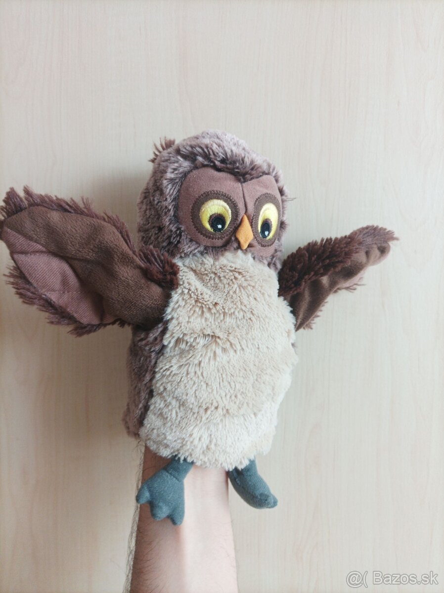 plyšová sova IKEA Vandring UGGLA - 2