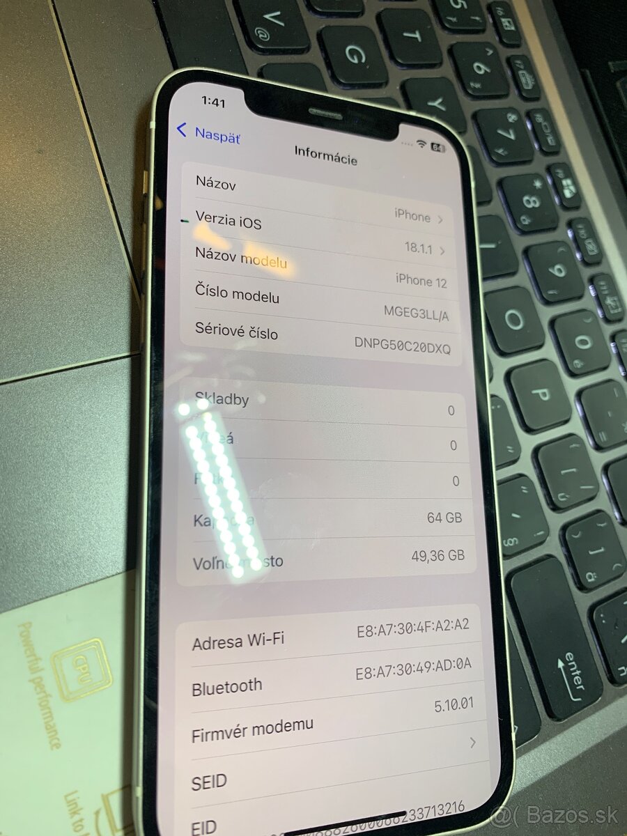 Apple iPhone 12 64GB white - 2