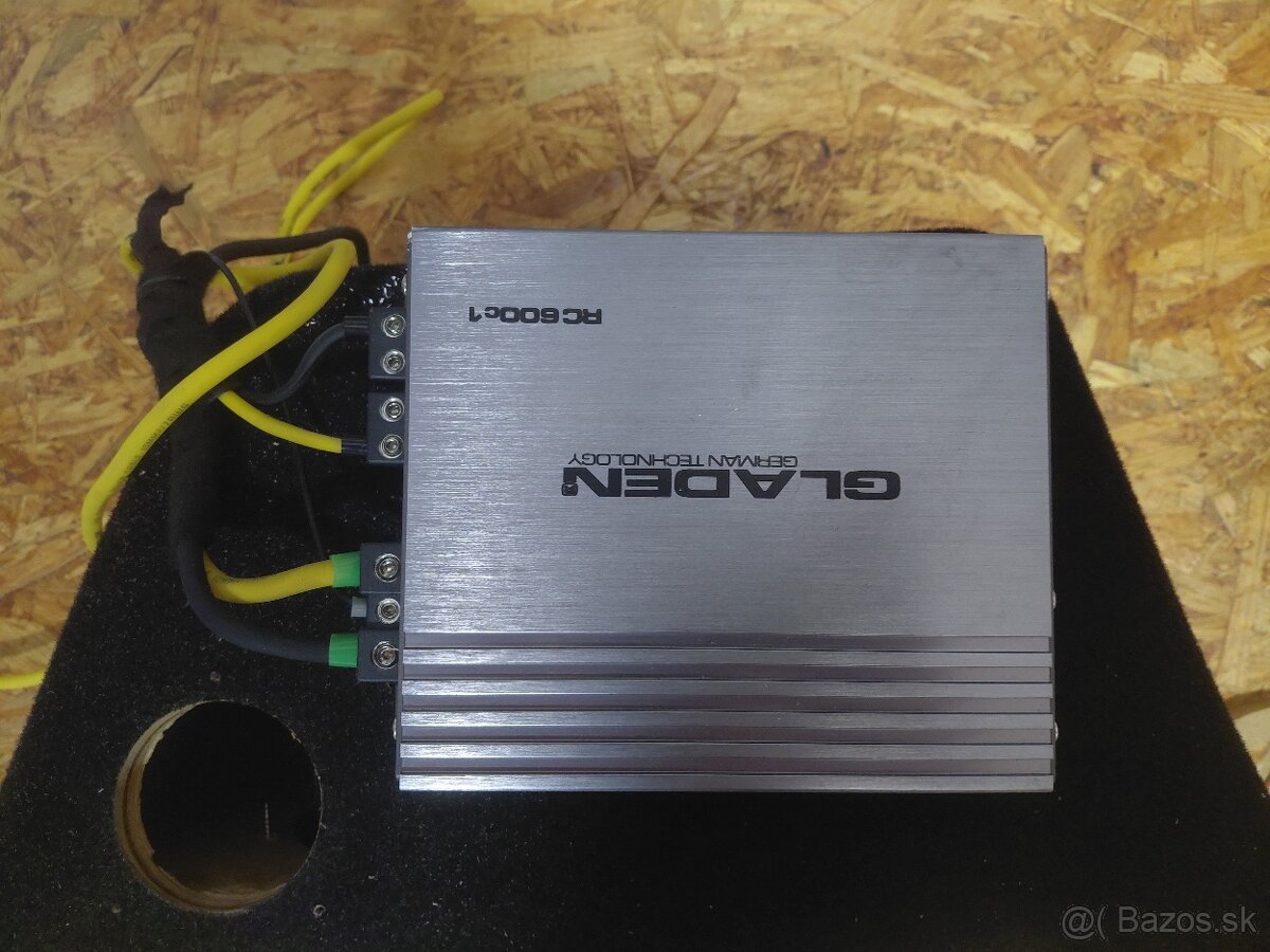 Predám subwoofer gladen a zosilňovač gladen - 2
