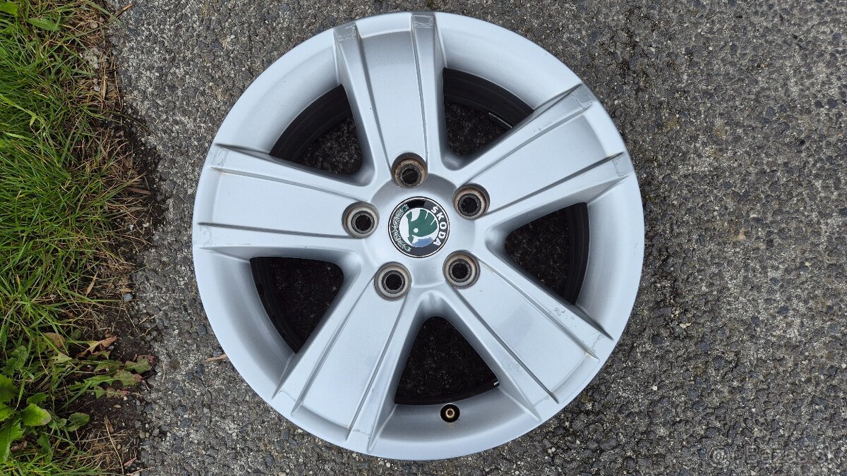 Predám elektróny originál Škoda 5x112r15 - 2