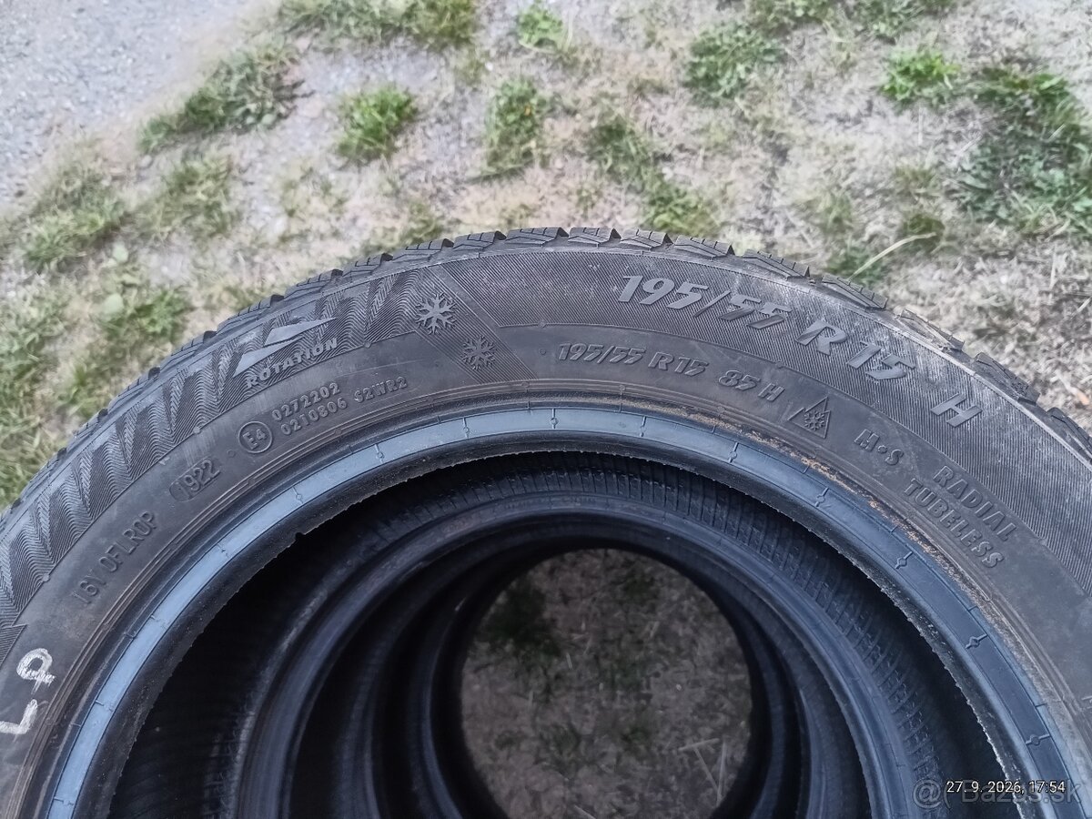 zimne pneu 195/55 r15 - 2