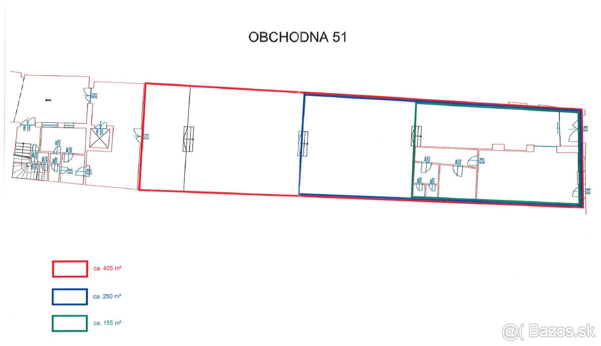Lukratívny 250m2 obchodný priestor na Obchodnej ulici, BAI - 2
