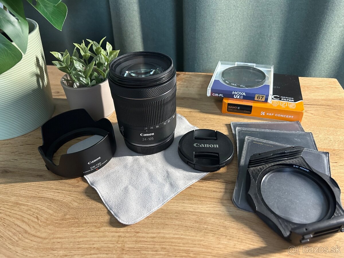 Canon RF 24-105mm f/4-7.1 IS STM + veľa filtrov (top stav) - 2