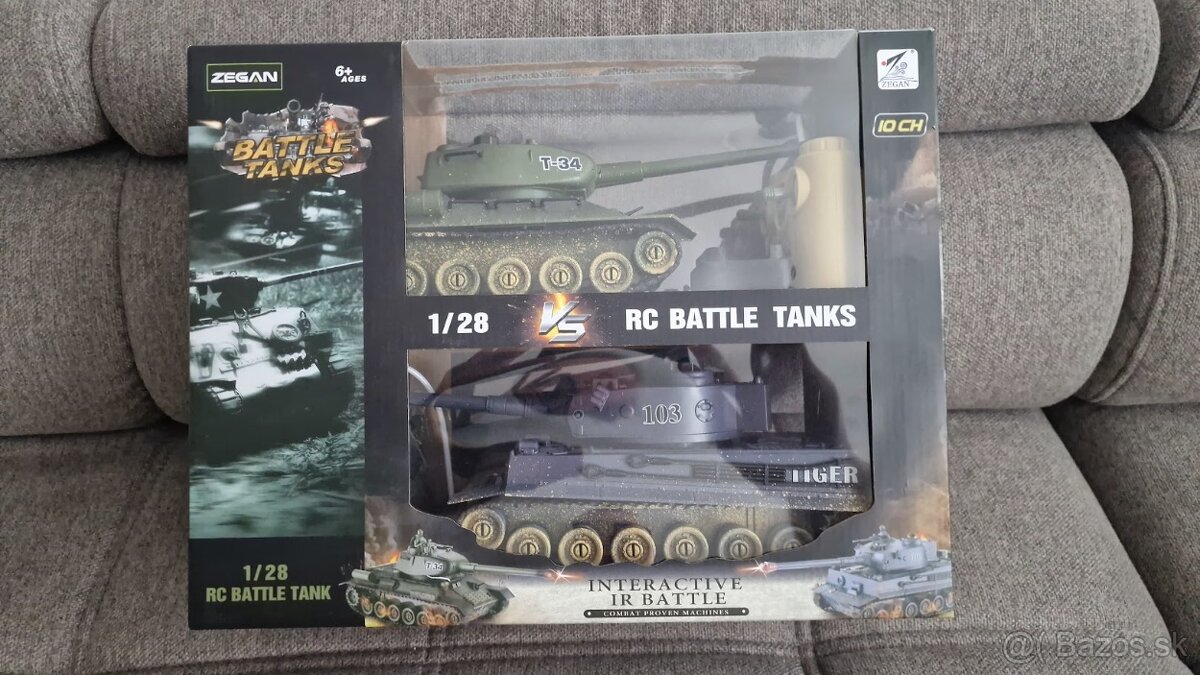 Sada RC Tankov Tiger I a T-34 (2ks) NOVÉ - 2