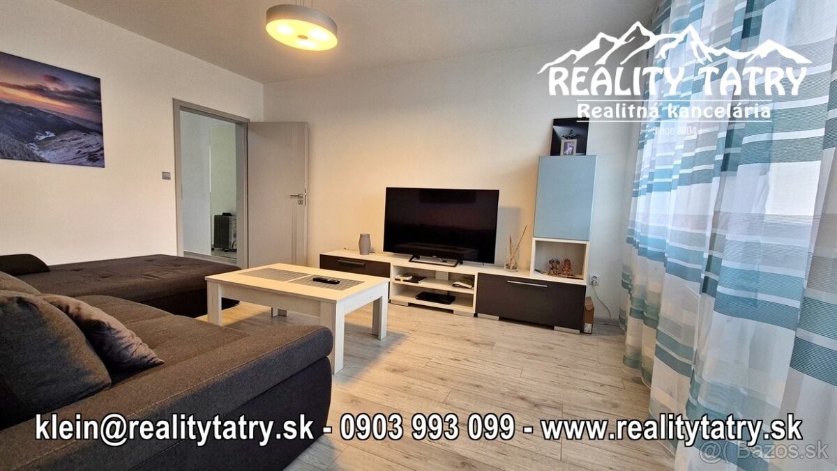 Byt 2 izbový s loggiou Vysoké Tatry, Dolný Smokovec TOP STAV - 2