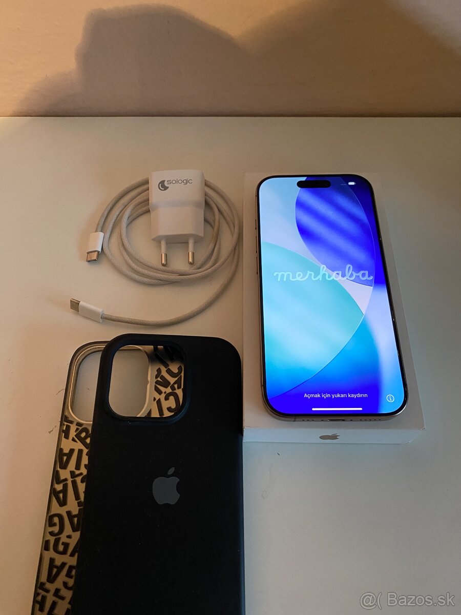 Apple Iphone 16 PRO Desert Titanium 100% batéria——0911480104 - 2
