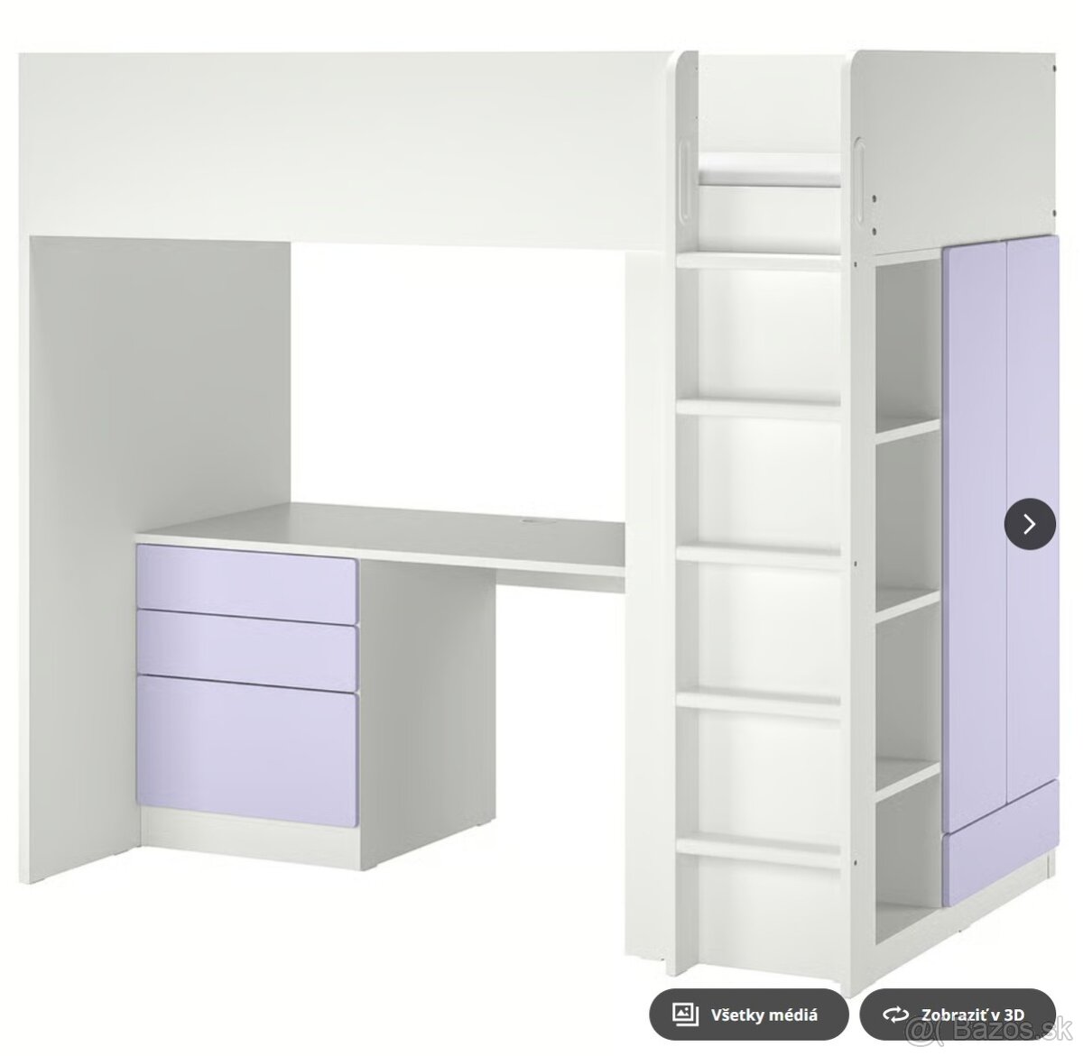 Poschodová posteľ IKEA SMÅSTAD - 2