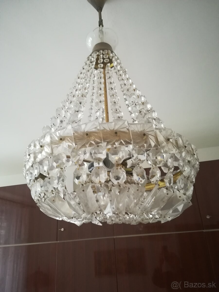 Luster kryštálový retro - 2