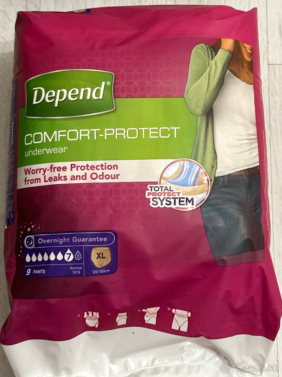 Inkontinenčné nohavičky Depend XL - 2