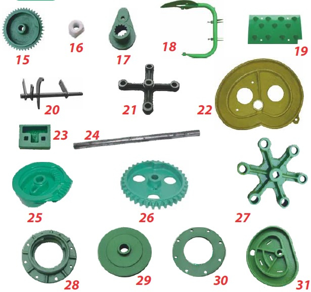 Náhradné diely pre lisy John Deere - 2