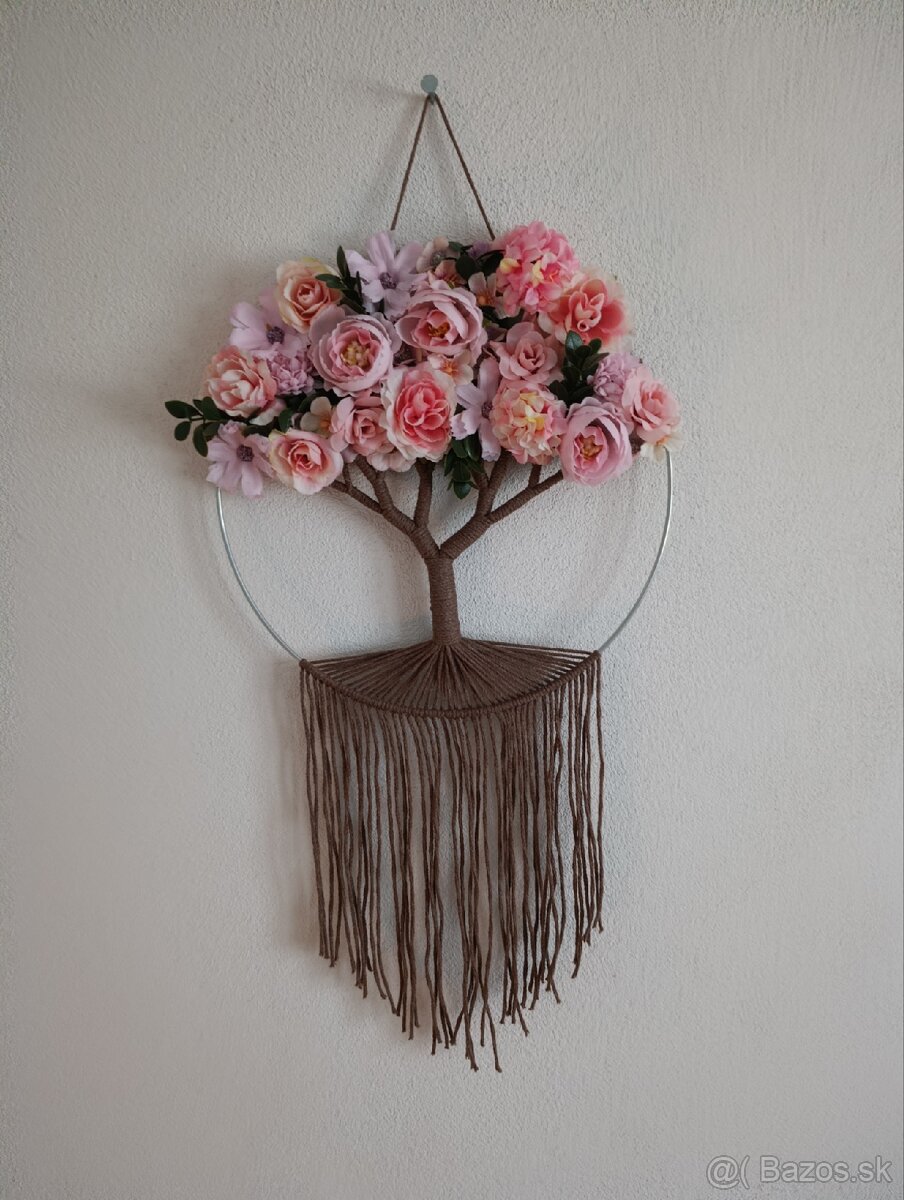 Jarný macrame strom - 2