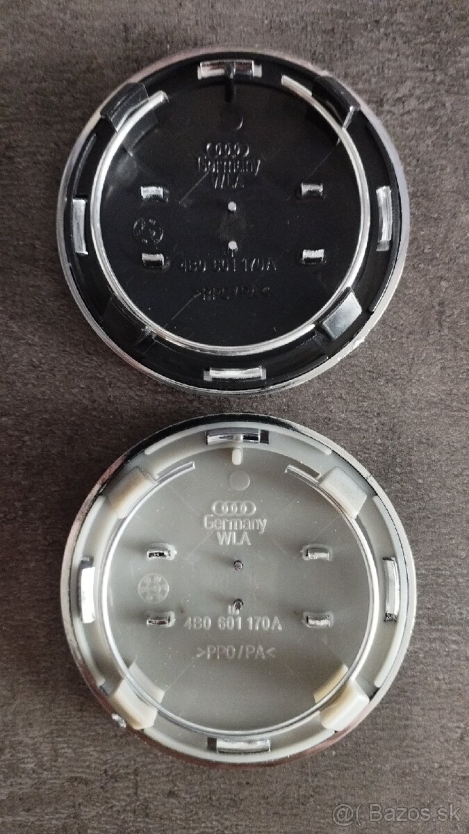 Audi 69 mm stredové krytky - 2