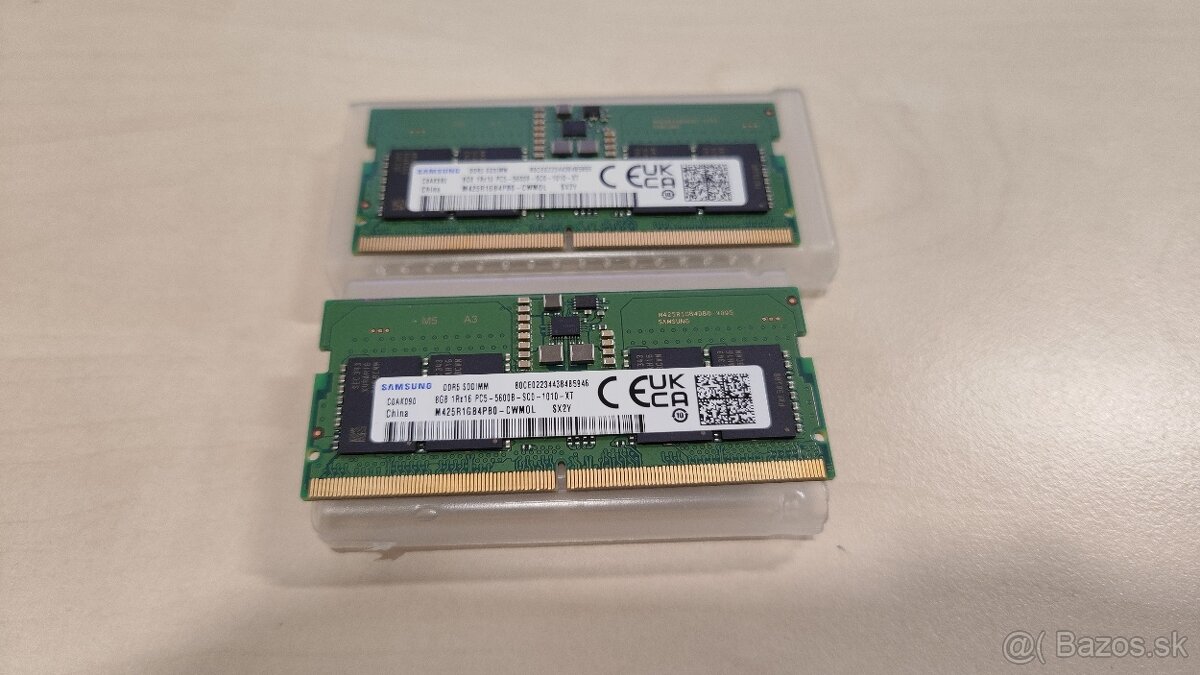 DDR5 so-dimm 8GB Samsung (viac kusov) - 2