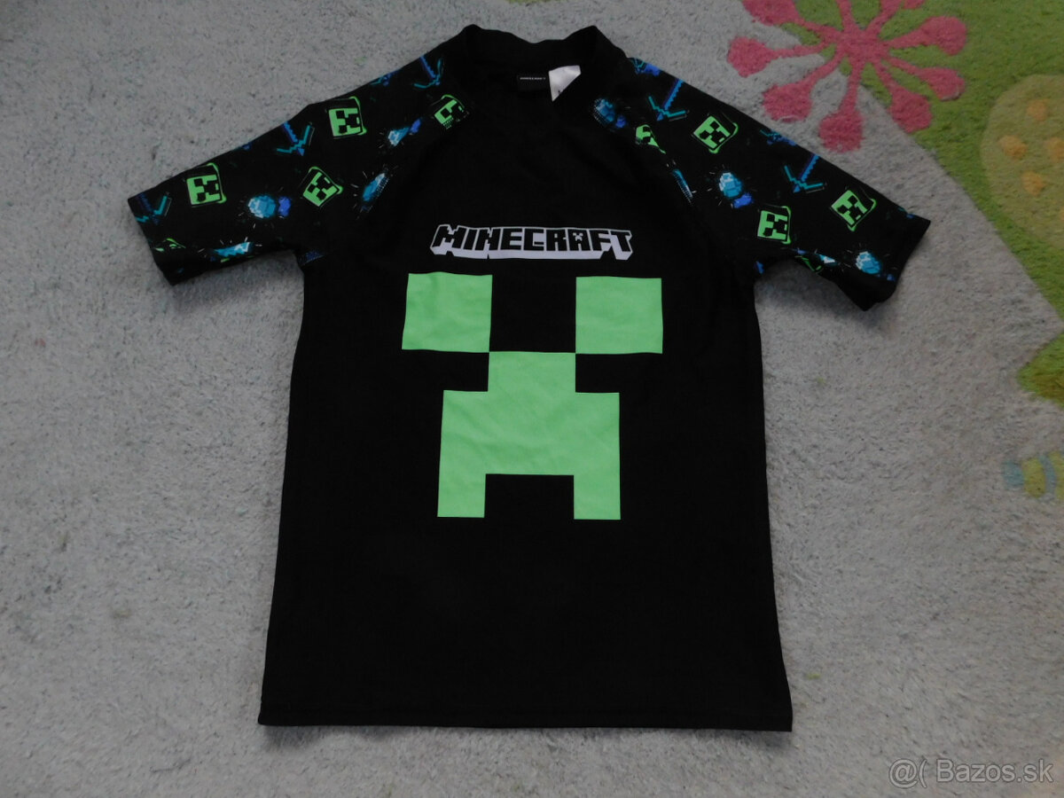 Ochranné tričko do vody M&S Minecraft UV 50+ - 2