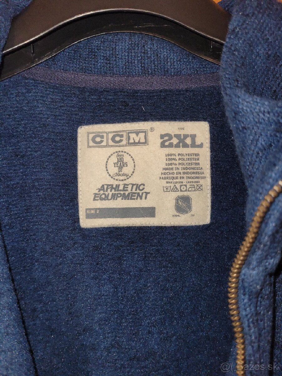 CCM BUNDA 2XL HOKEJOVY KLUB...NOVA - 2