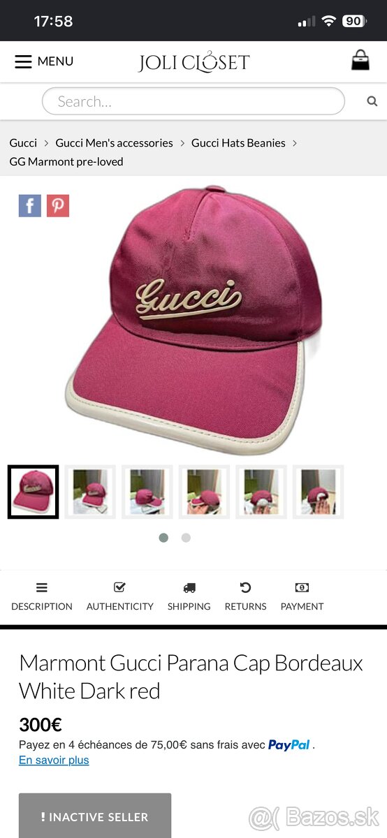 Šiltovka Gucci - 2