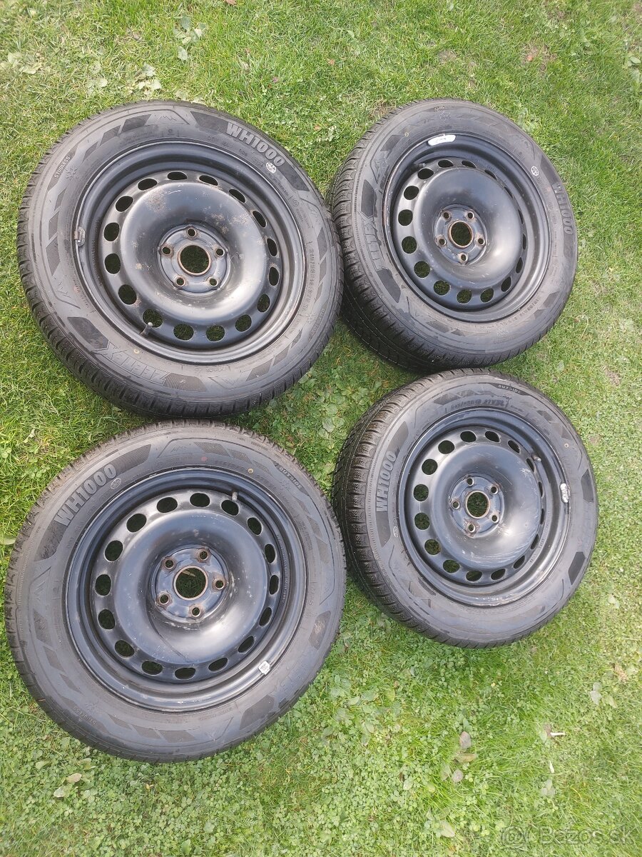 Zimné pneumatiky + plechové disky R16 - 2