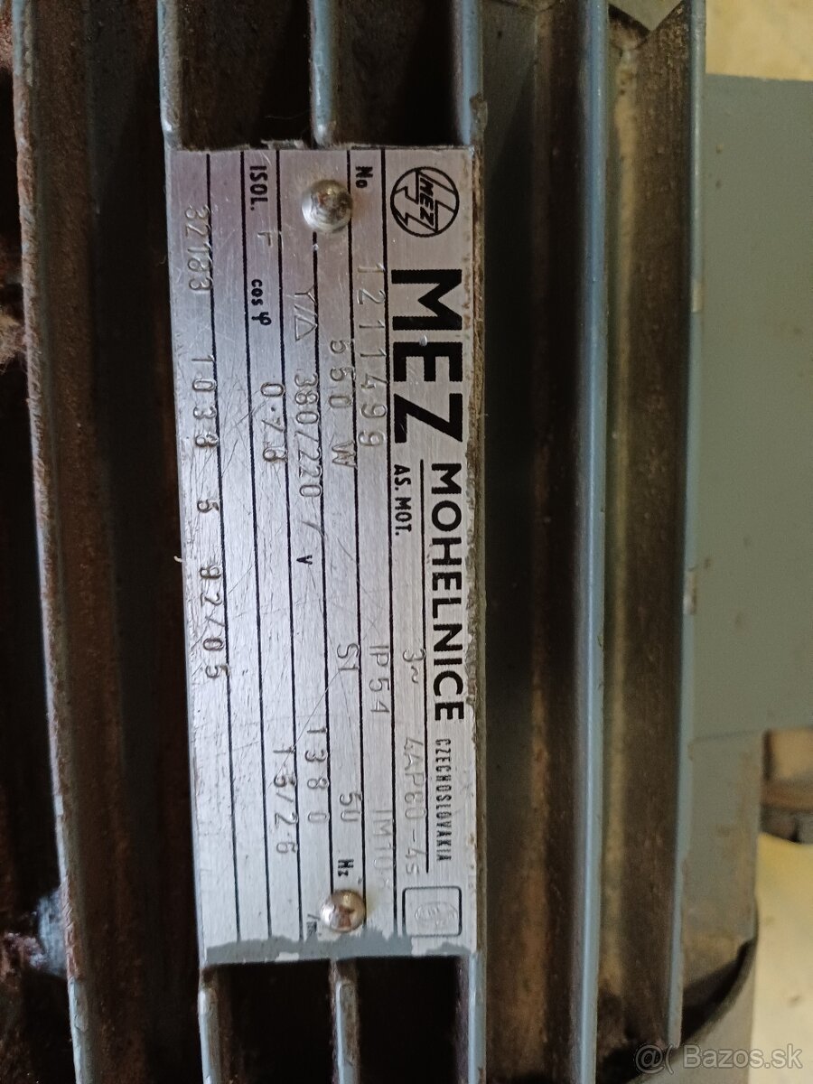 Predam elmotor 550W/1380 ot. - 2