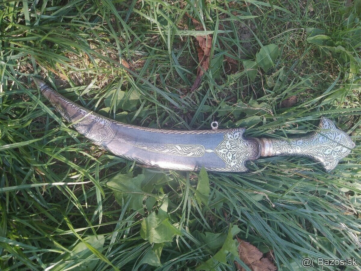 PERZSKA DÝKA DAMSCUS STRIEBRO - 2