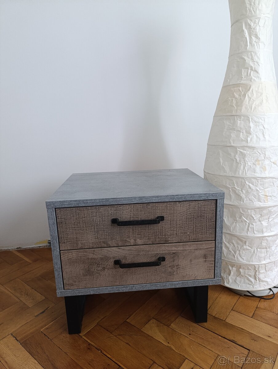 Posteľ nočné stolíky komoda - 2