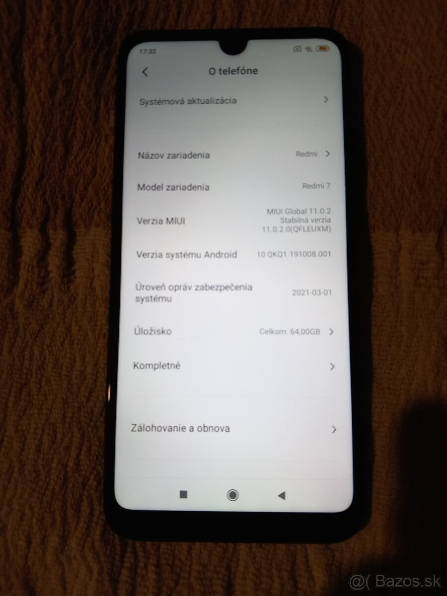 Xiaomi redmi 7 čierno červený dual sim plne funkčný - 2