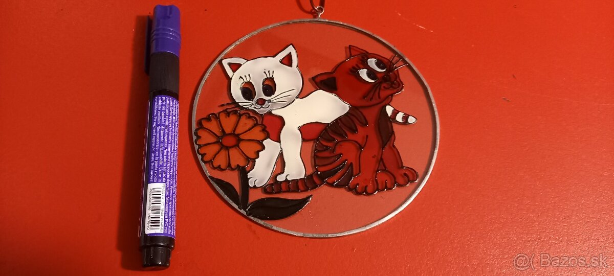 Predám maľbu na skle v kovovom rámiku - 2