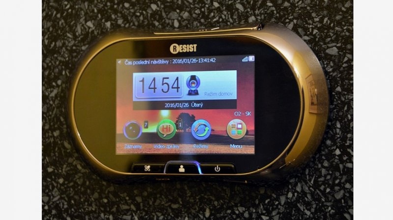 Digitálny dverový priezorník (kukátko) RESIST SMART GSM - 2