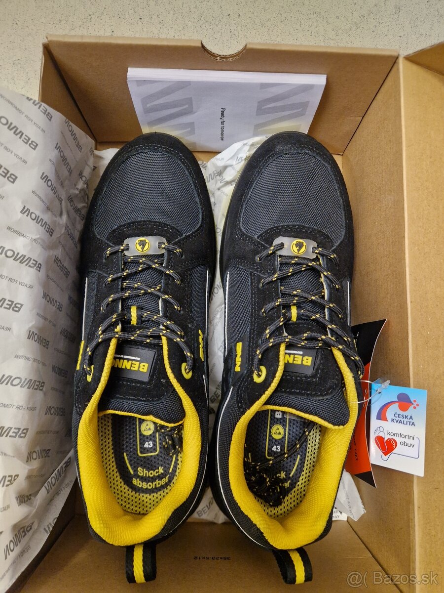 Nízka pracovná obuv BENNON SPORTIS S1P vel. 43 - 2