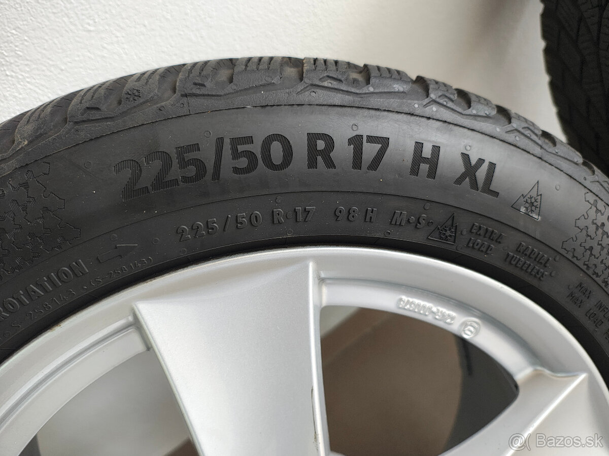 Hliníkové disky 17´´ + zimné pneu - 2