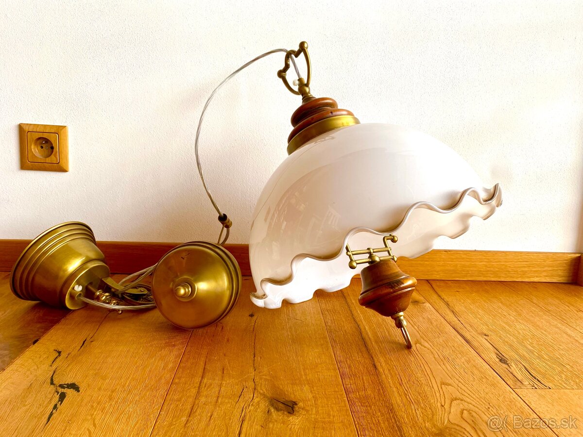 Starý krásný stahovací lustr - 2