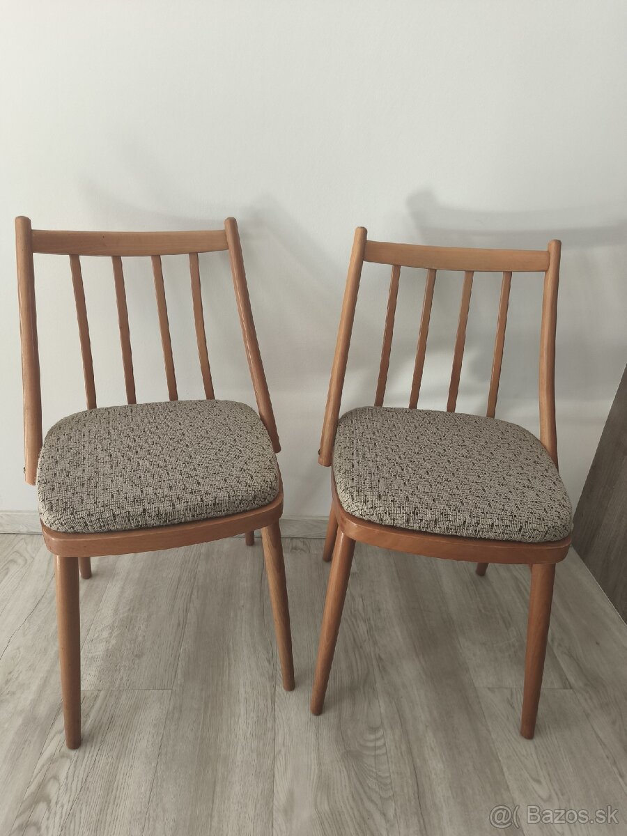 Set 4 art deco stoliciek - 2