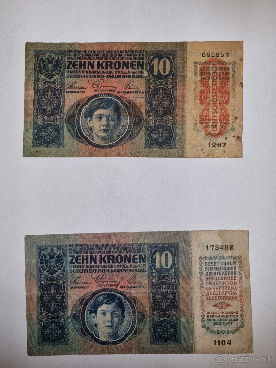 BANKOVKY RAKÚSKO UHORSKA. - 2