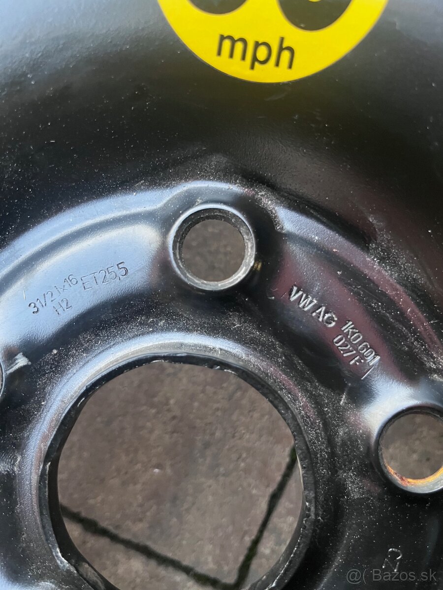 Rezervné koleso VW/Skoda/Seat R16, 5x112 - 2