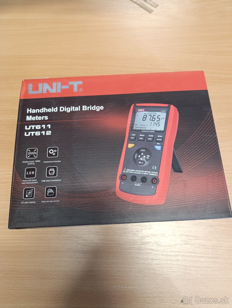 Multimeter uni-t ut 612 rlc, usb, automat - 2