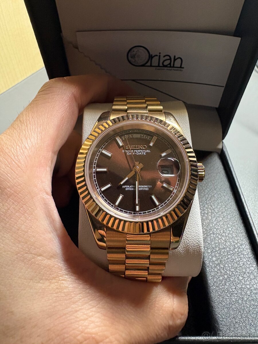Orian - Seiko Mod DayDate Rosegold - 2