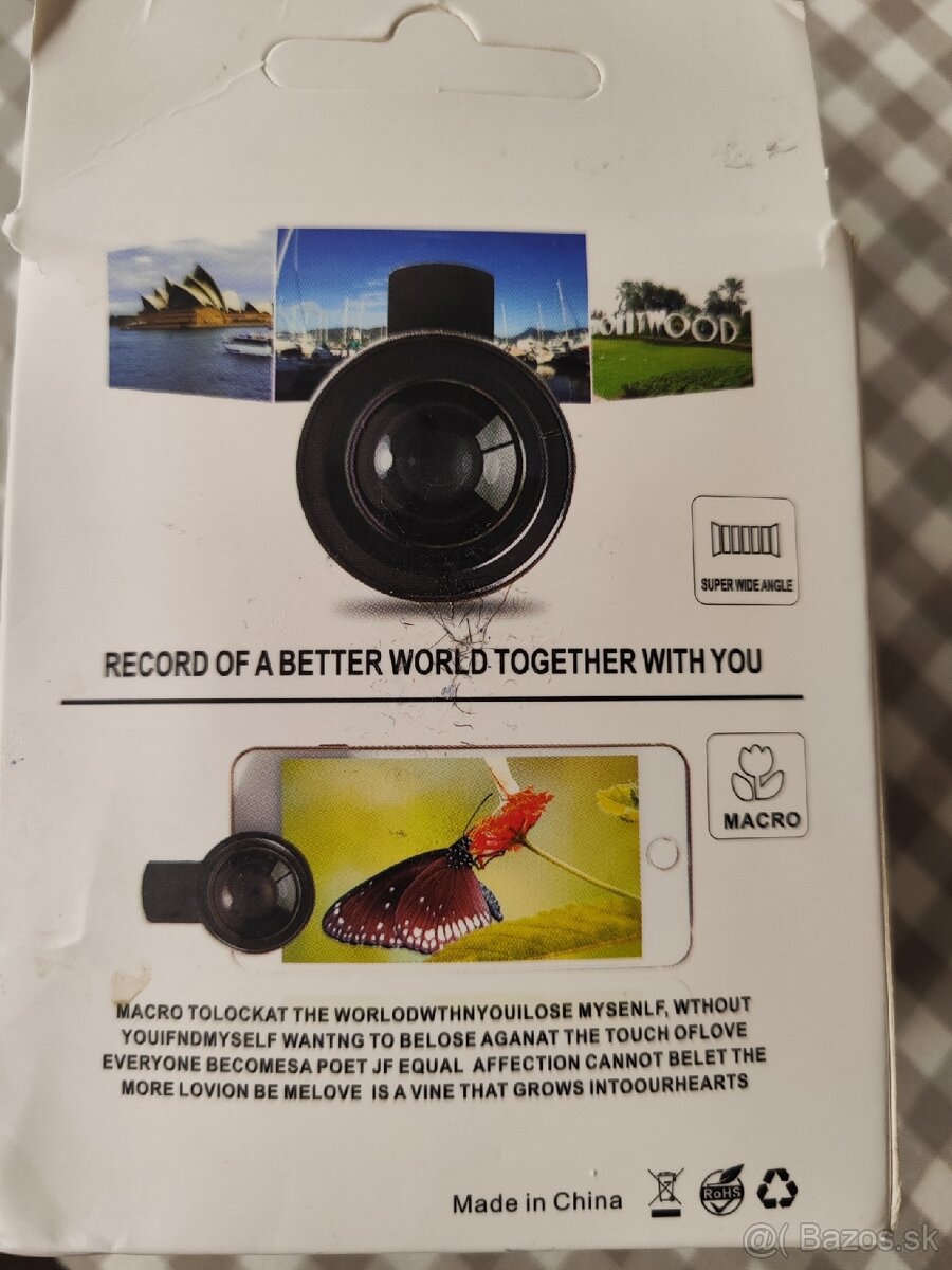 Makro objektiv na mobil - 2