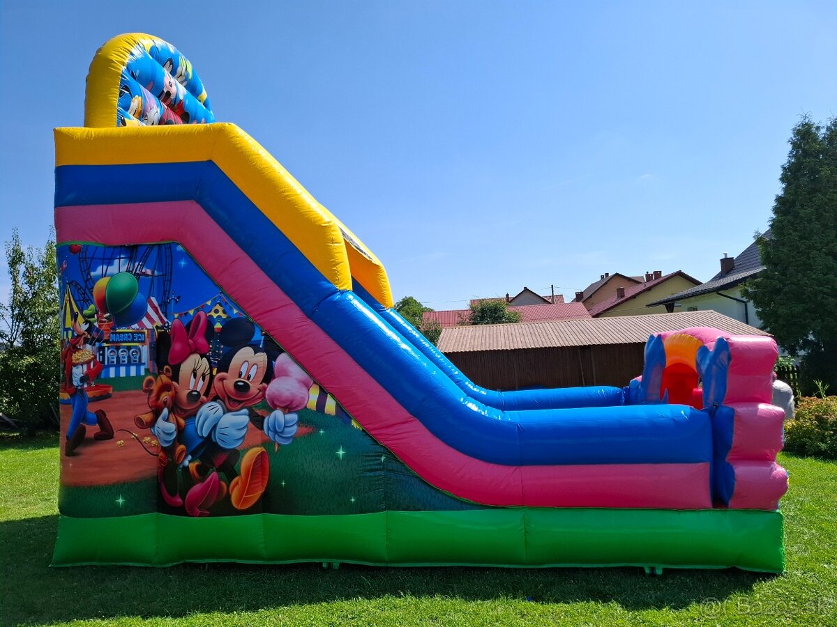 Skakaci hrad 6x3x6 m - Micky Mouse - 2