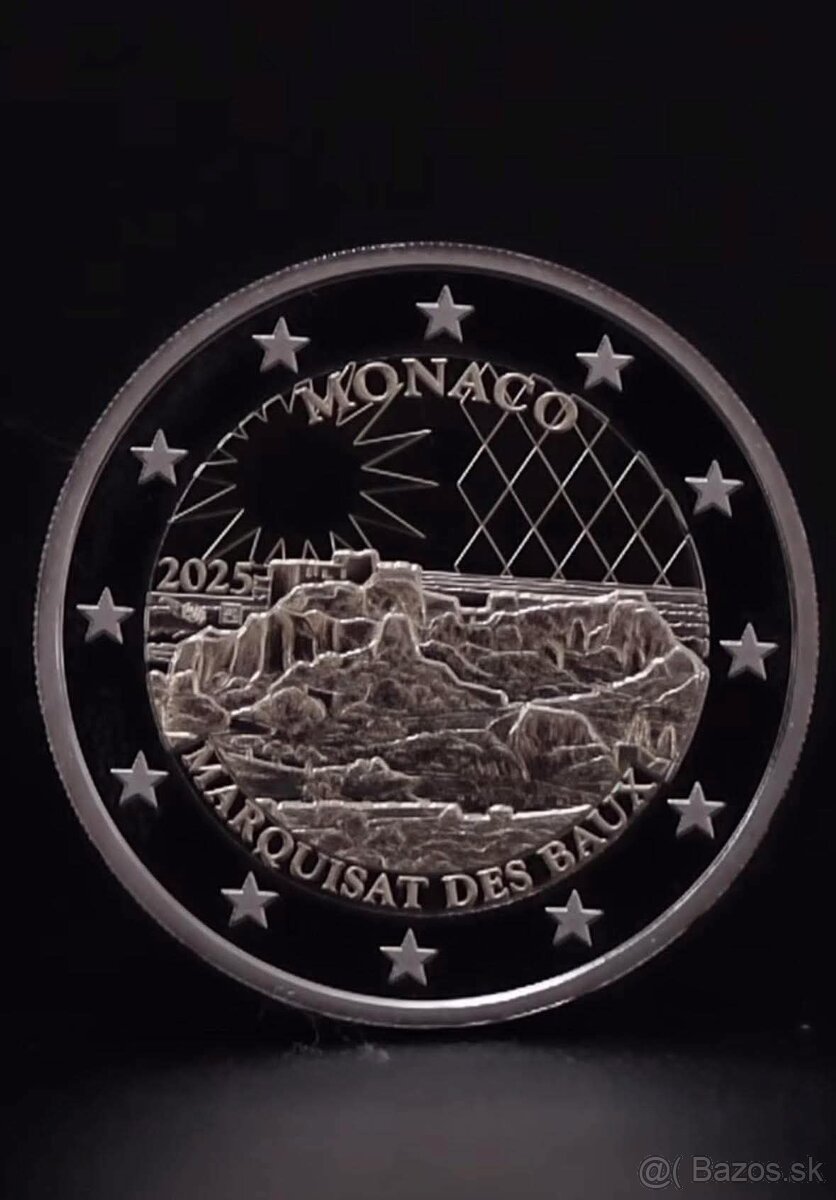 Monako 2€ 2025 - Baux - 2