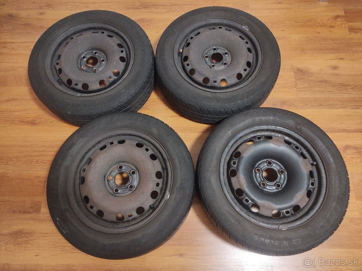 Zimné / Celoročné pneumatiky, plechové disky, puklice - 2