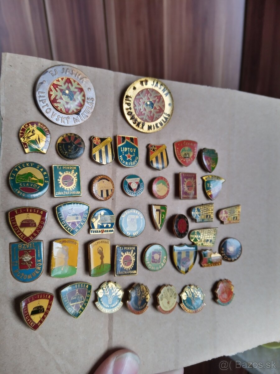 Odznaky Telovýchovna jednota.TJ.Slovenske. - 2