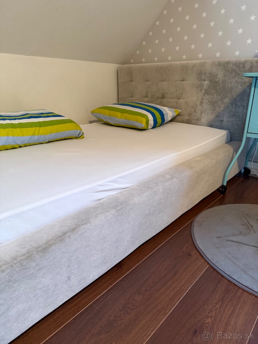 Jednolozkova posteľ s matracom - 2