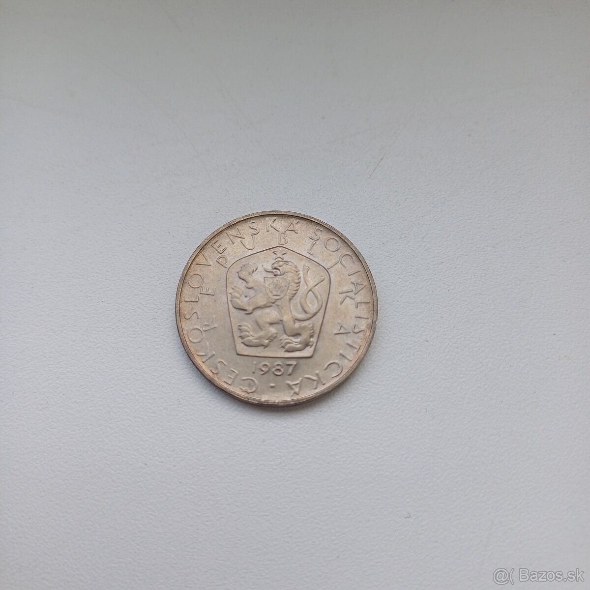 Vzácnejšia 5 koruna 1987 - 2