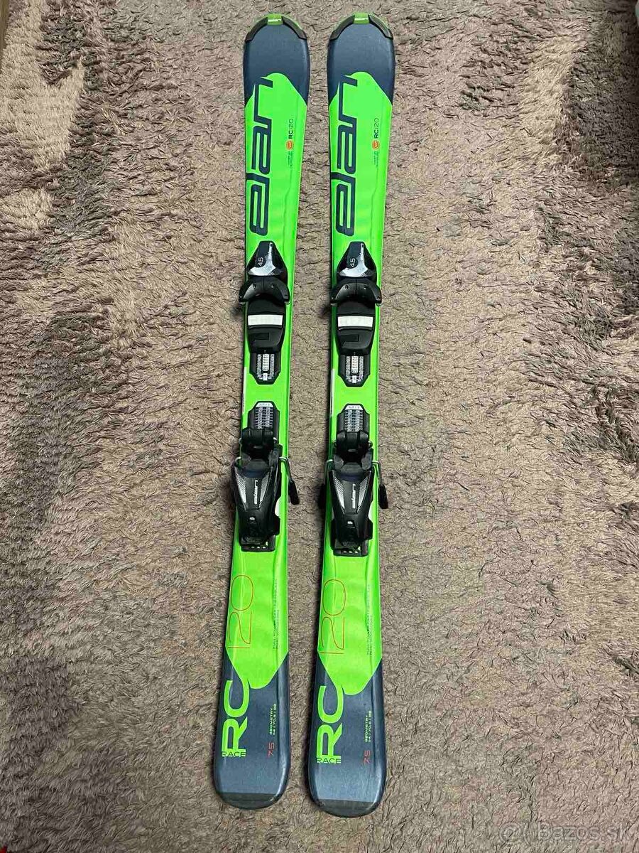 Lyže Elan RC 120cm + palice Leki 95cm - 2